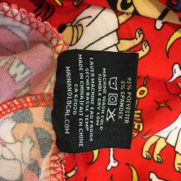 Main & Local Men's Large Lounge Pants Halloween Dogs  Howl O Ween - Picture 5 of 5